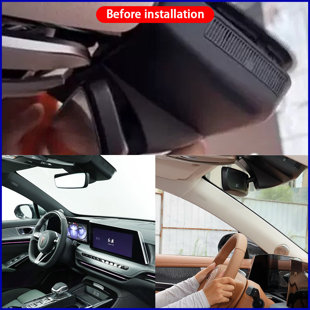 for Hongqi H9 2020 2021 2022 2023 2024 2025 HUD 4K Dash Cam Wifi Camera Video Recorder
