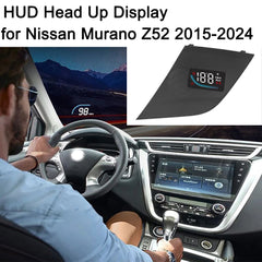 for Nissan Murano Z52 2015-2024 Auto HUD Display Projector Alarm Head Up Display Speedometer