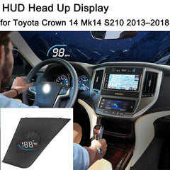 for Toyota Crown 14 Mk14 S210 2013–2018 Auto HUD Display Projector Alarm Head Up Display Speedometer