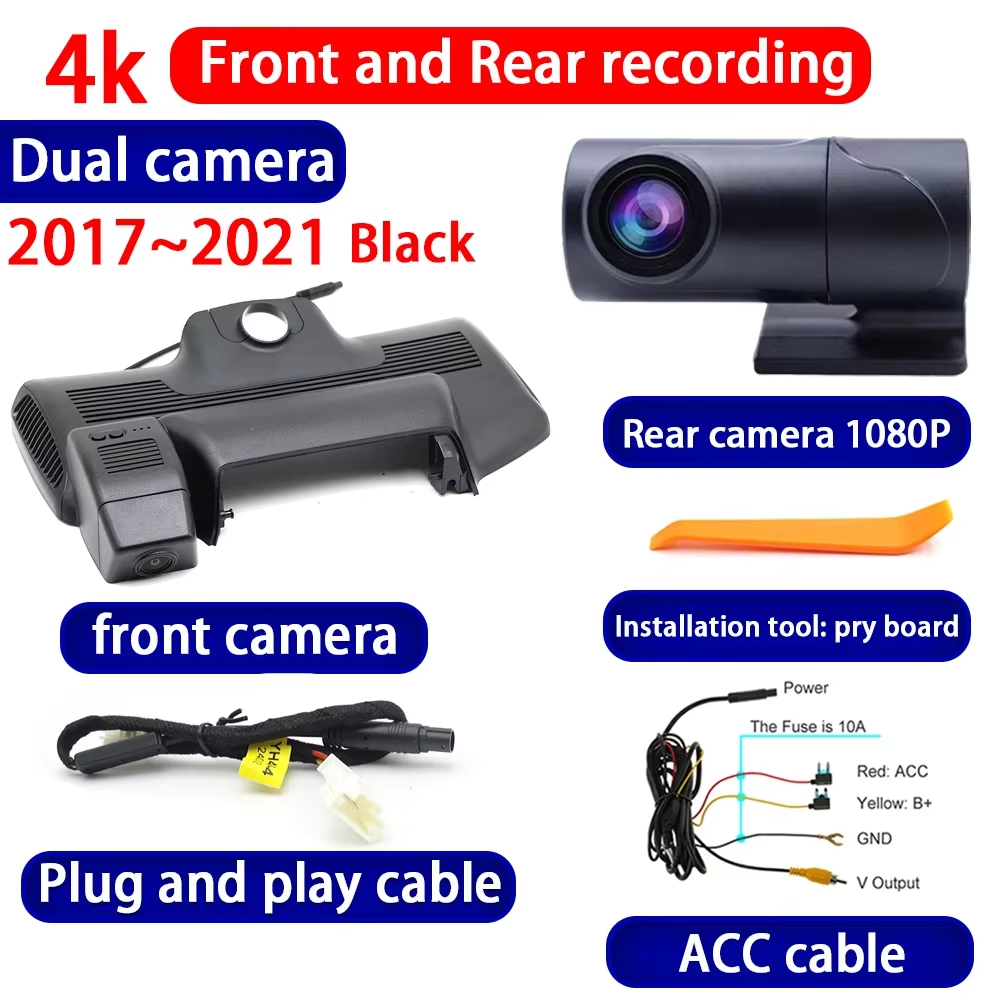 for Mercedes Maybach Benz S Class W222 C217 A217 2014-2021 4K Dash Cam Wifi Camera Video Recorder
