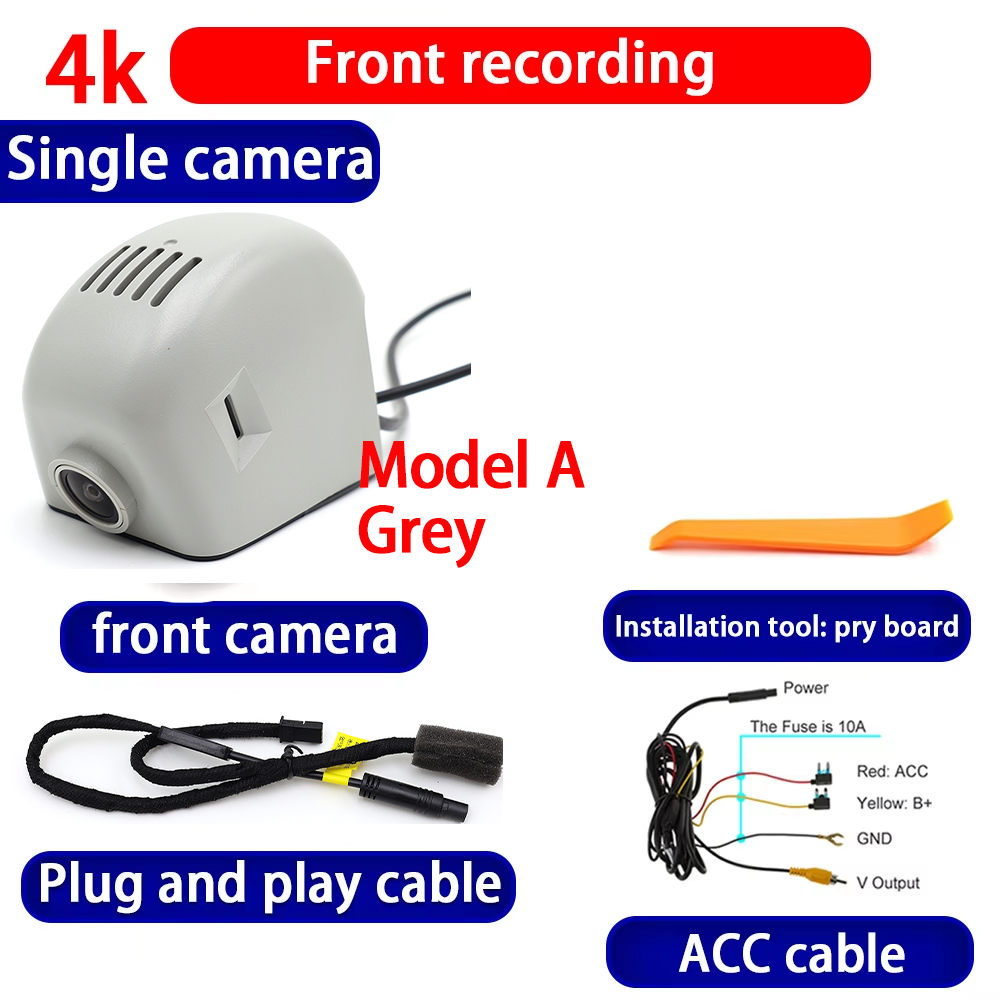 for Audi A1 S1 8X A3 S3 RS3 8P 8V A4 S4 RS4 B7 8E 8H B8 8K TT TTS TTRS 4K Dash Cam Wifi Camera Video Recorder