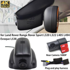 for Land Rover Range Rover Sport L320 L322 L405 L494 Evoque L538 4K Dash Cam Wifi Camera Video Recorder