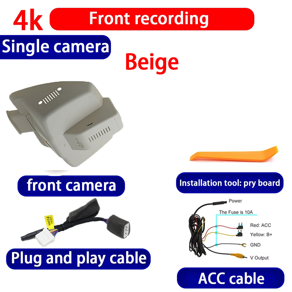 for Jeep Renegade 2015-2025 HUD 4K Dash Cam Wifi Camera Video Recorder