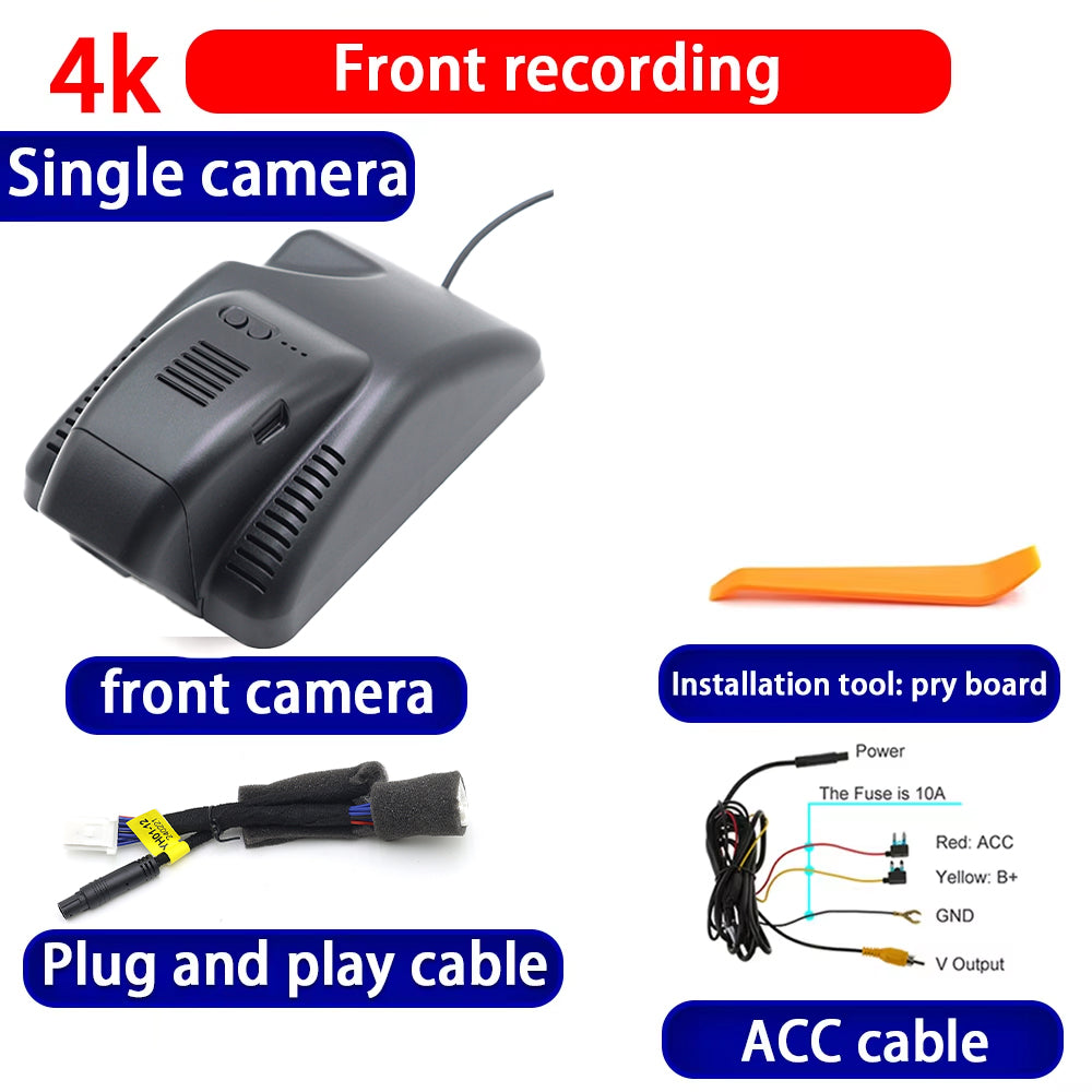 for Toyota 4Runner N280 2020 2021 2022 2023 2024 2025 4K Dash Cam Wifi Camera Video Recorder