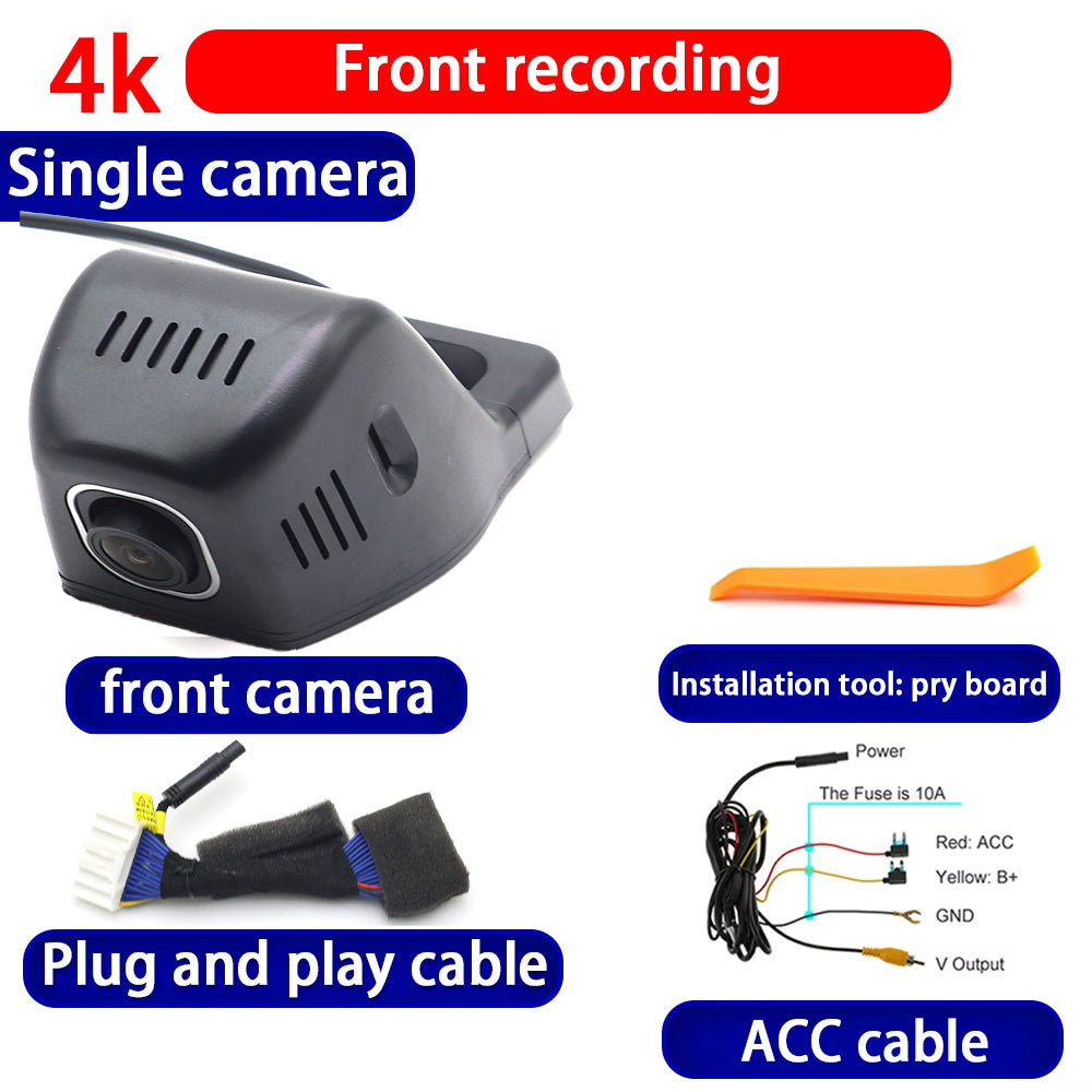 for Toyota Land Cruiser 200 LC200 J200 V8 Roraima 2012-2021 4K Dash Cam Wifi Camera Video Recorder