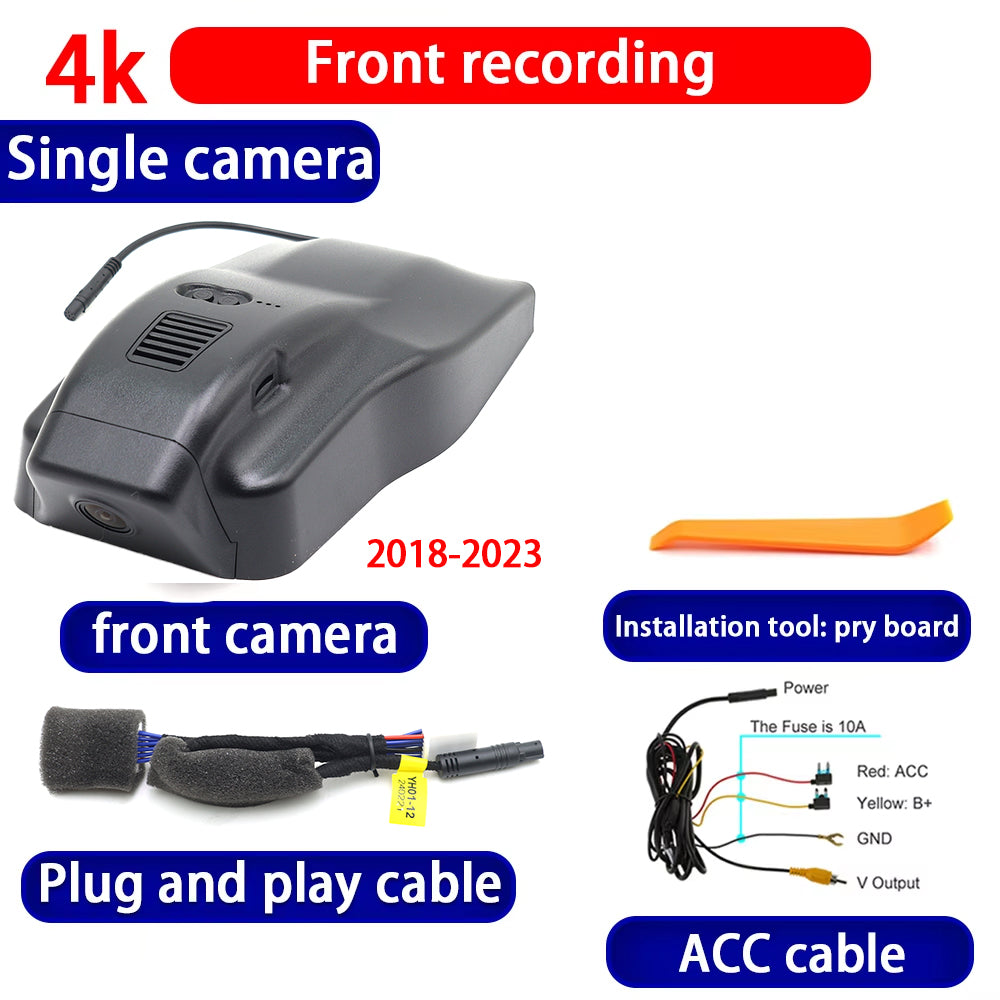for Toyota Tacoma N300 N400 2018-2025 4K Dash Cam Wifi Camera Video Recorder