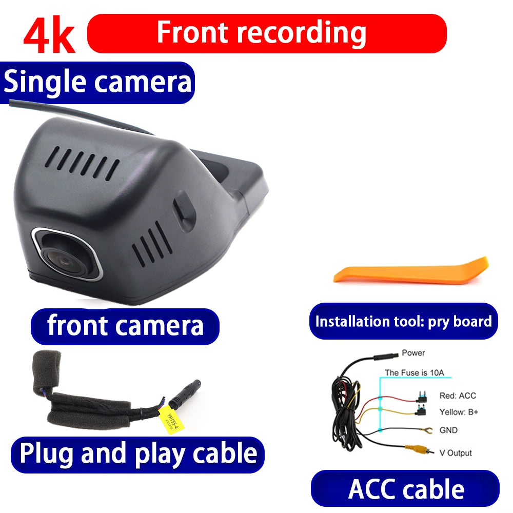 for Toyota Vios Yaris Ativ Limo Sedan Hatchback XP150 4K Dash Cam Wifi Camera Video Recorder