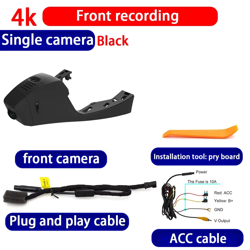 for Volkswagen VW Passat North America 2019-2024 4K Dash Cam Wifi Camera Video Recorder