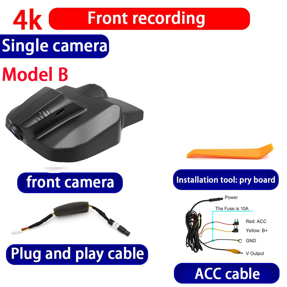 for Geely Emgrand GT Borui GC9 2015-2021 4K Dash Cam Wifi Camera Video Recorder