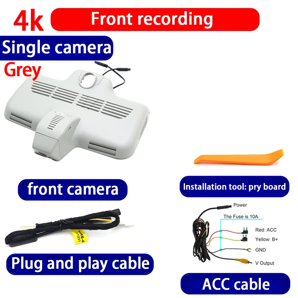 for Mercedes Benz MB C Class W205 S205 C205 GLC X253 C253 4K Dash Cam Wifi Camera Video Recorder