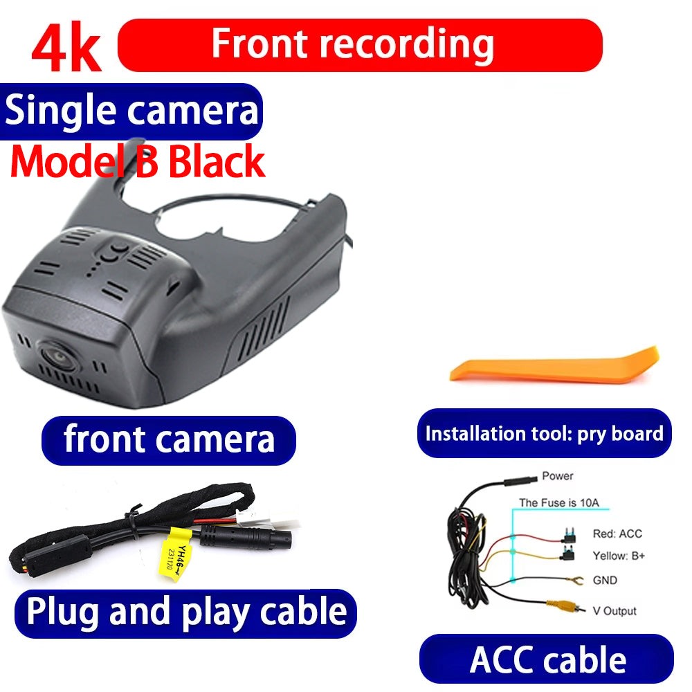 for Mercedes Benz MB A Class W176 CLA GLA C117 X156 4K Dash Cam Wifi Camera Video Recorder