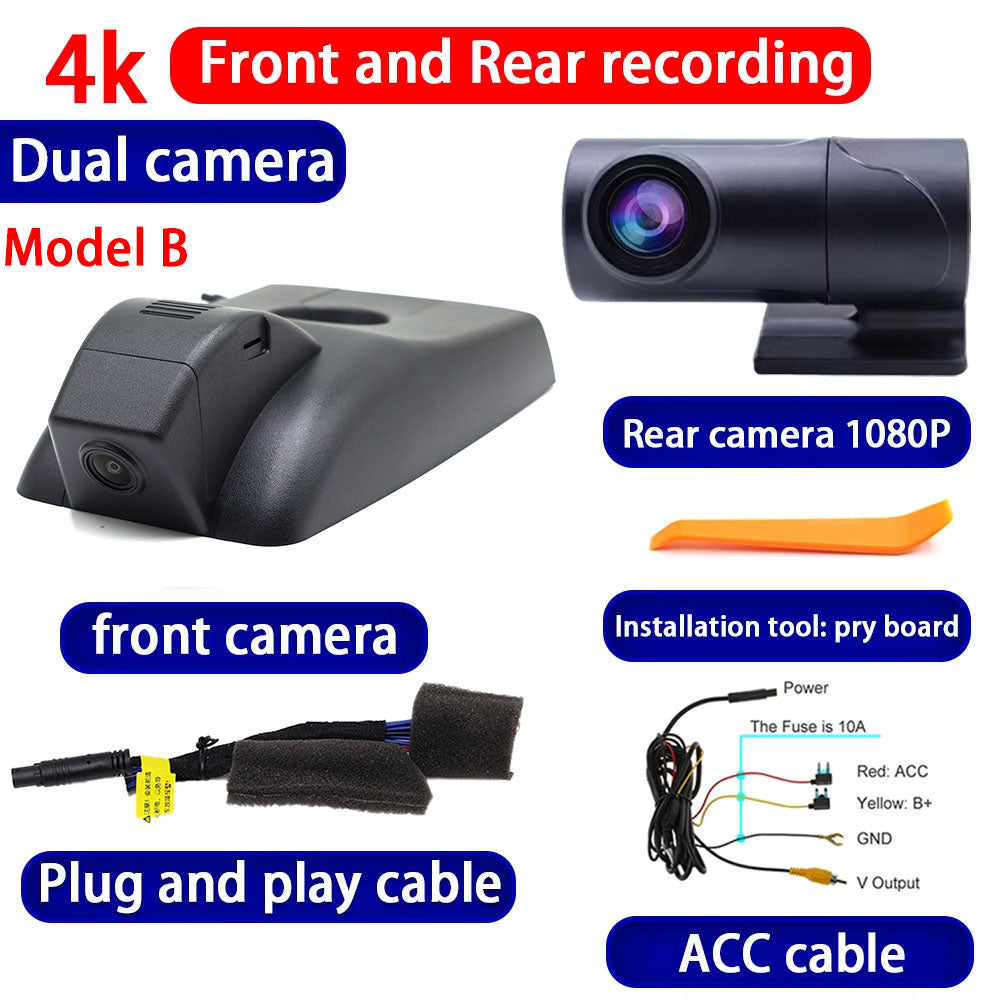 for Toyota RAV4 XA50 Suzuki Across 2018 2019 2020 2021 4K Dash Cam Wifi Camera Video Recorder