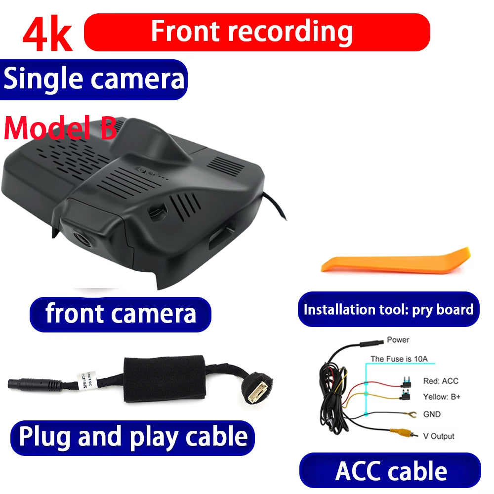 for Geely Preface Xingrui FS11 2020 2021 2022 2023 2024 2025 4K Dash Cam Wifi Camera Video Recorder