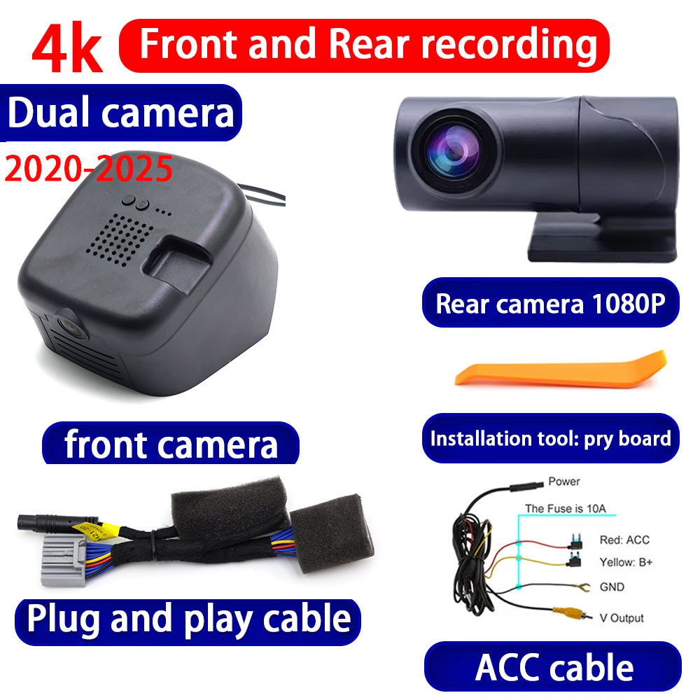 for Land Rover Discovery Sport L550 2015-2025 4K Dash Cam Wifi Camera Video Recorder