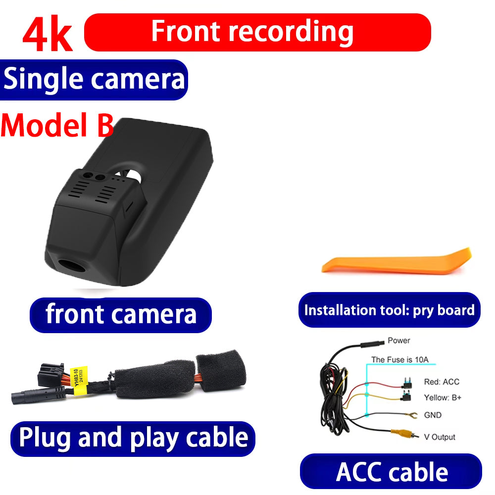 for Buick Envision 2 Mk2 Chevrolet Malibu 4K Dash Cam Wifi Camera Video Recorder