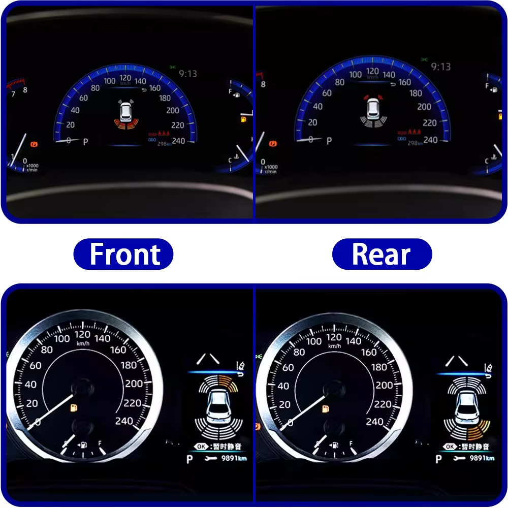 for Toyota Corolla Cross XG10 2020 2021 2022 OEM Car Parking Sensor Kit Buzzer Alarm Reverse Radar Detector System