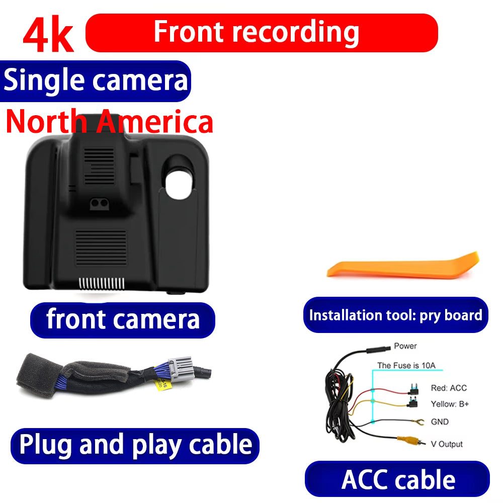 for Honda Odyssey RC1 RC2 RC4 2018-2024 4K Dash Cam Wifi Camera Video Recorder