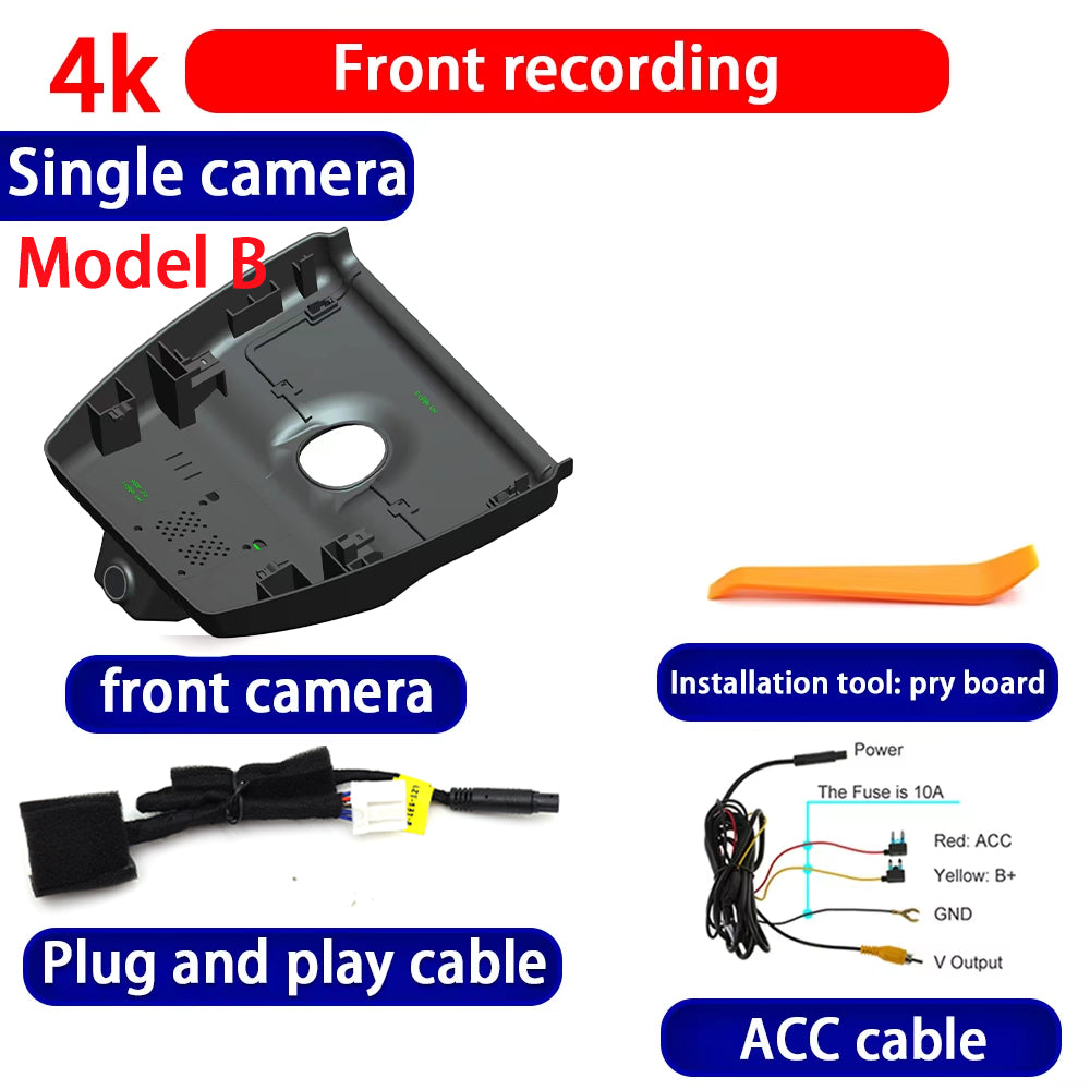 for Toyota Crown 16 Sedan Sport Estate Signia S235 S236 S232 S230 S238 4K Dash Cam Wifi Camera Video Recorder