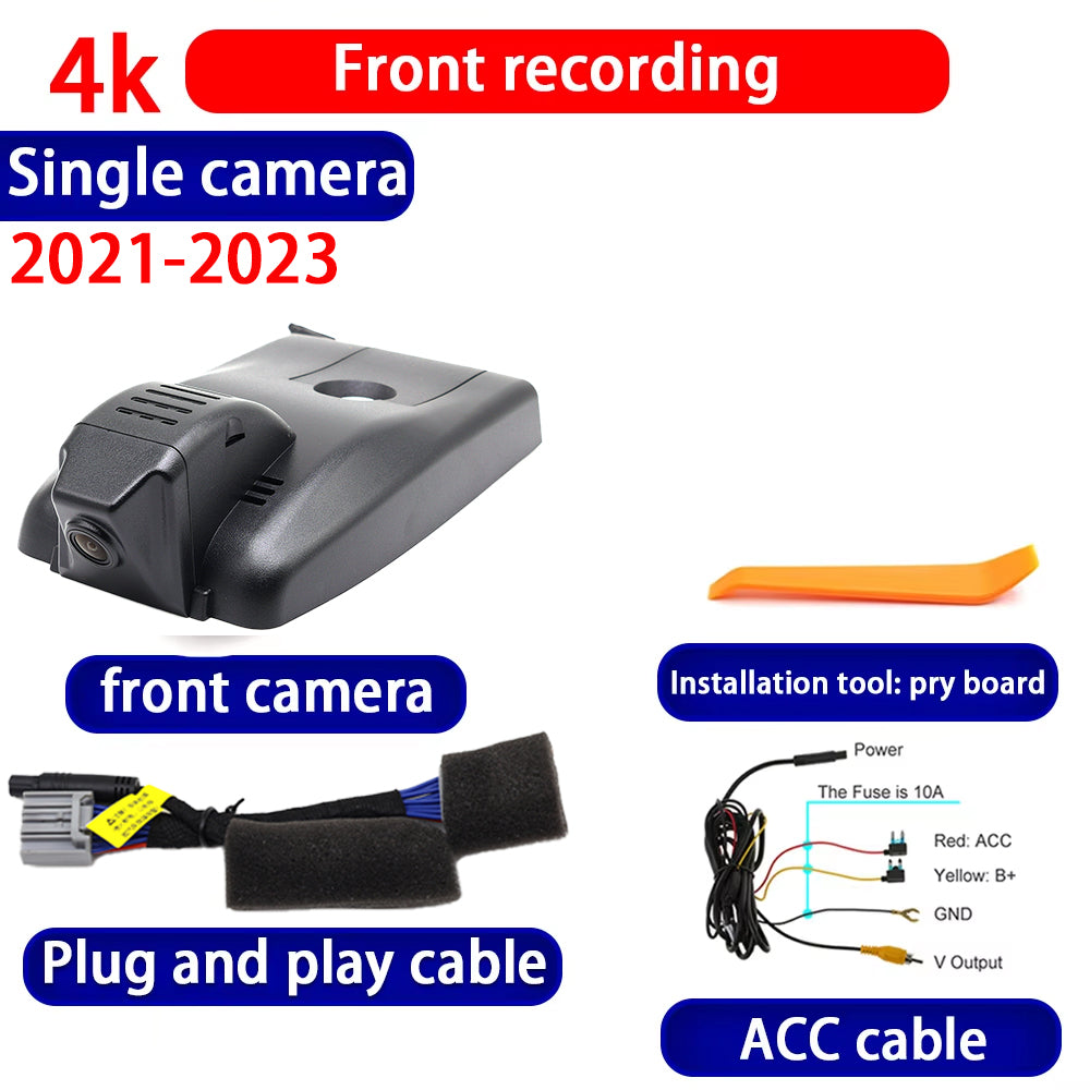 for Toyota CHR C-HR C HR 2016 2017 2018 2019 2020 2021 2022 2023 4K Dash Cam Wifi Camera Video Recorder