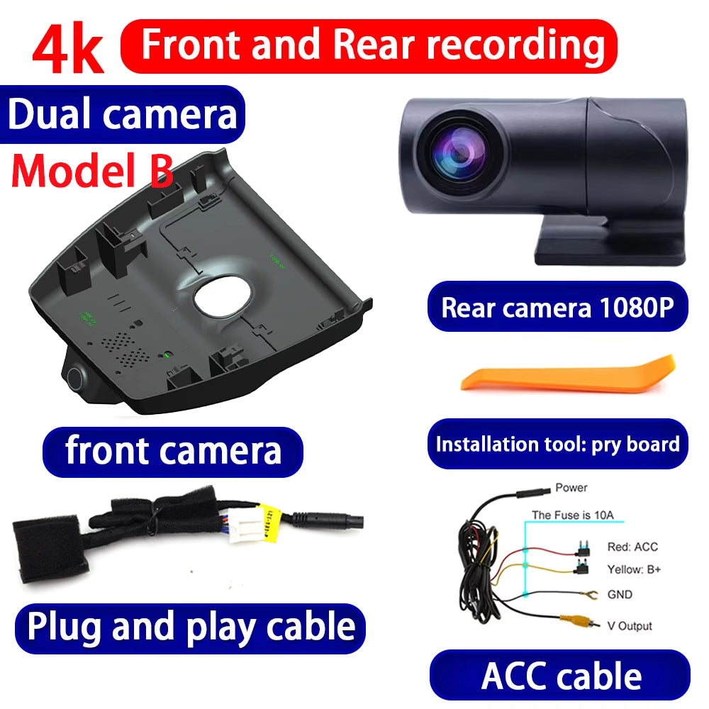 for Toyota Crown 16 Sedan Sport Estate Signia S235 S236 S232 S230 S238 4K Dash Cam Wifi Camera Video Recorder