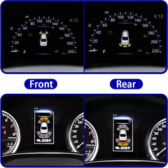 for Toyota CHR C-HR C HR AX10 AX50 2016-2023 OEM Car Parking Sensor Kit Buzzer Alarm Reverse Radar Detector System