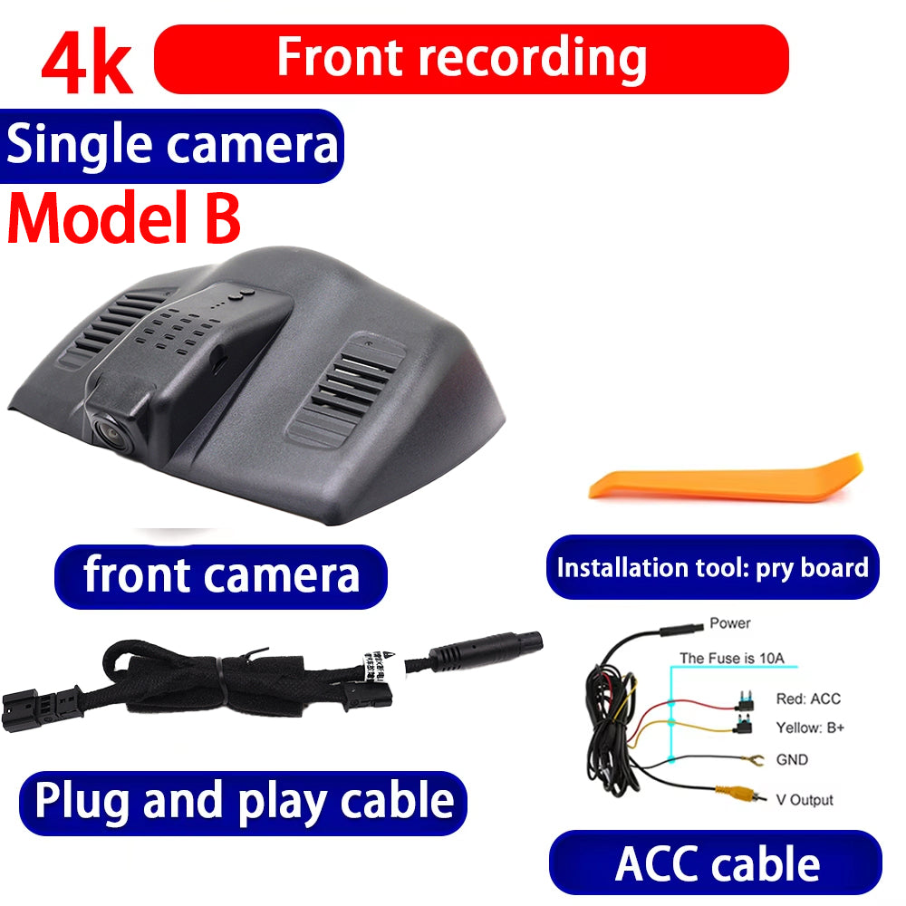 for Ford Mondeo Fusion CD391 2013 2014 2015 2016 2017 2018 2019 2020 2021 2022 4K Dash Cam Wifi Camera Video Recorder