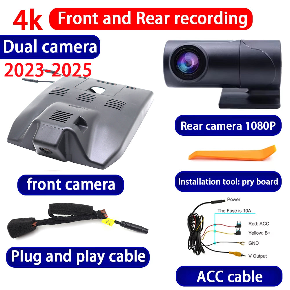 for Toyota Prius XW50 XW60 2018-2025 4K Dash Cam Wifi Camera Video Recorder