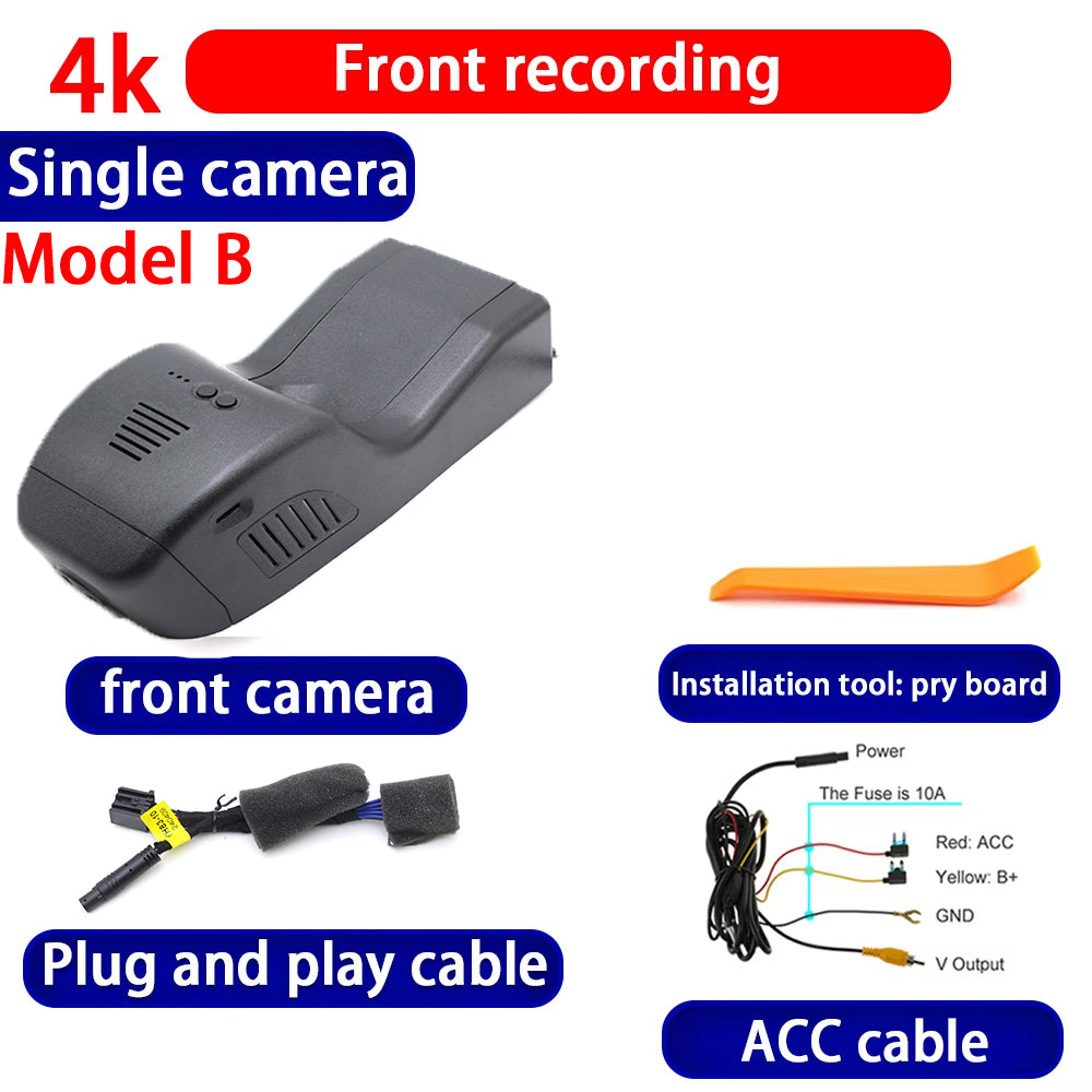 for Cadillac XT5 Buick Envision 2016-2023 4K Dash Cam Wifi Camera Video Recorder