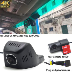 for Lexus GX 460 GX460 J150 2010-2020 4K Dash Cam Wifi Camera Video Recorder