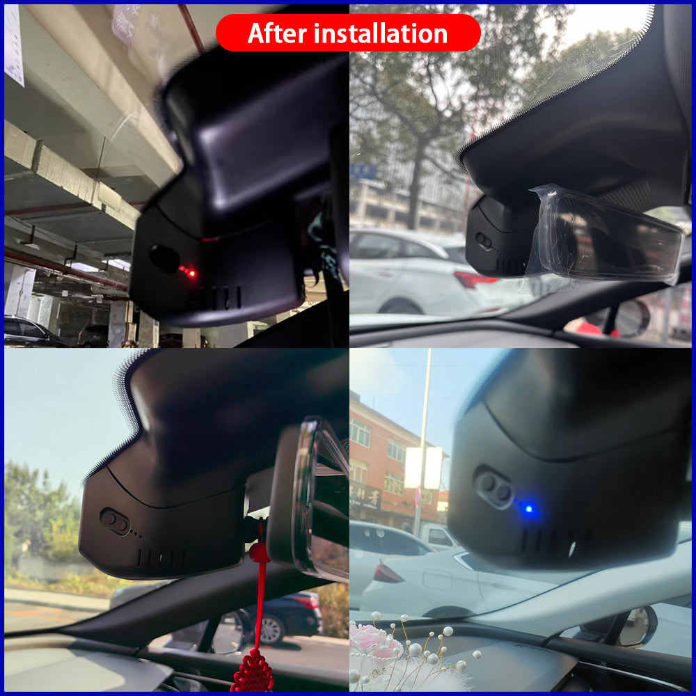 for Hongqi H6 2023 2024 2025 HUD 4K Dash Cam Wifi Camera Video Recorder