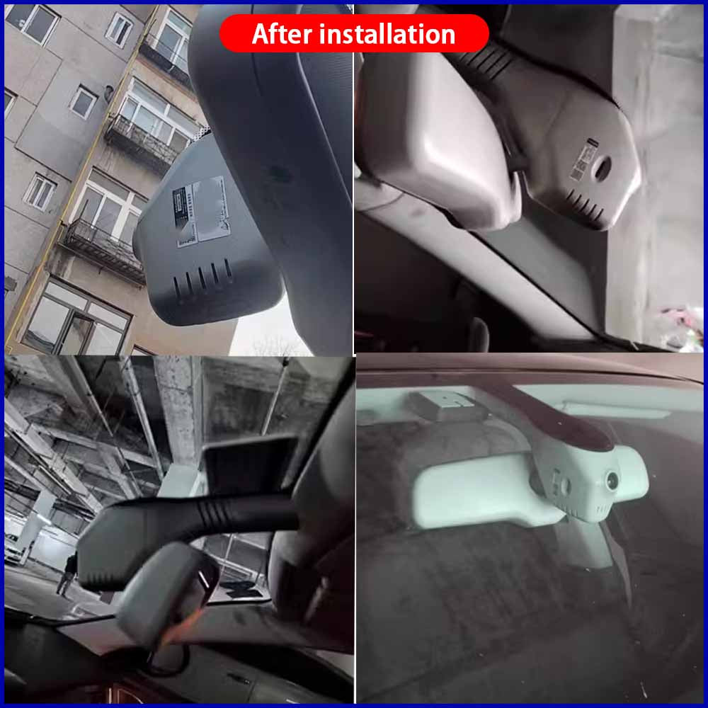 for Hongqi H7 Facelift 2016 2017 2018 2019 2020 2021 HUD 4K Dash Cam Wifi Camera Video Recorder