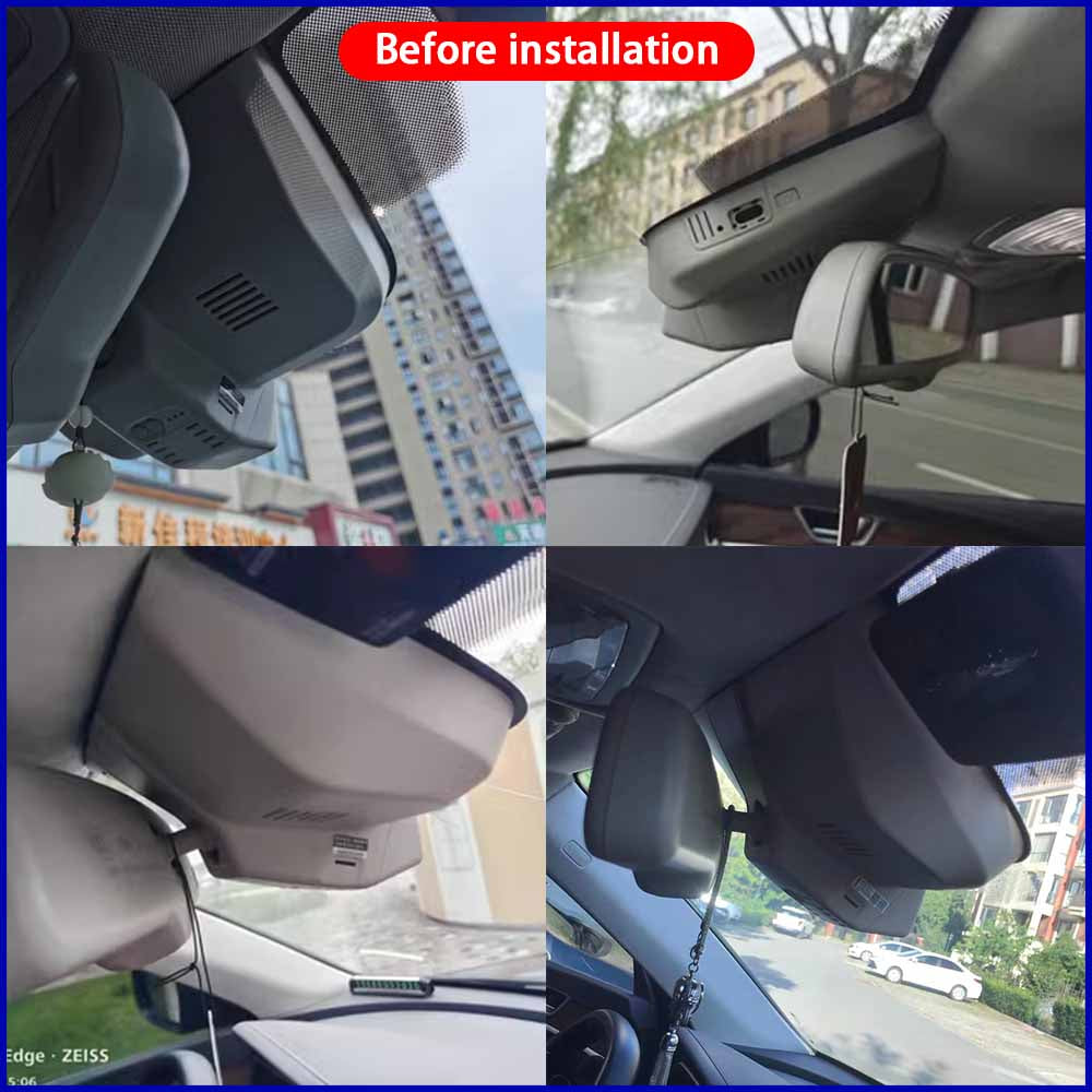 for Hongqi HS7 I 2019 2020 2021 2022 2023 HUD 4K Dash Cam Wifi Camera Video Recorder