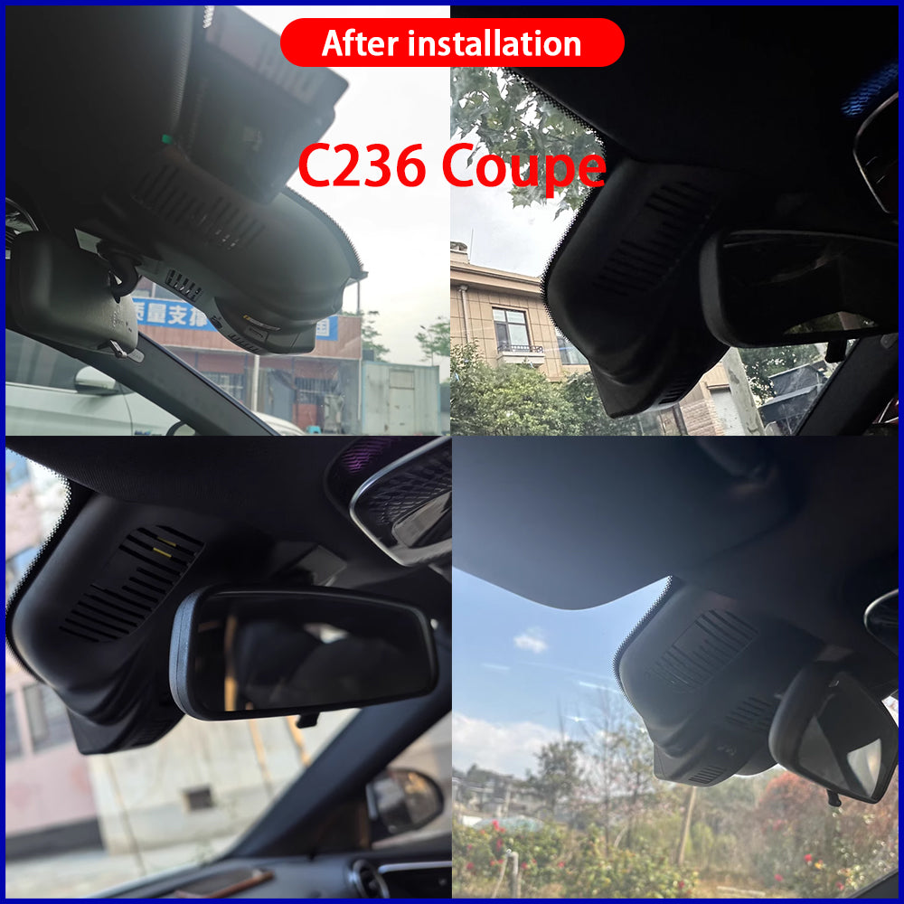 for Mercedes Benz CLE C236 A236 Coupe Cabriolet 2024 2025 4K Dash Cam Wifi Camera Video Recorder