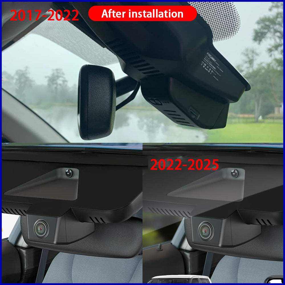 for Toyota Tundra Sequoia XK60 XK50 XK80 XK70 2017-2025 4K Dash Cam Wifi Camera Video Recorder