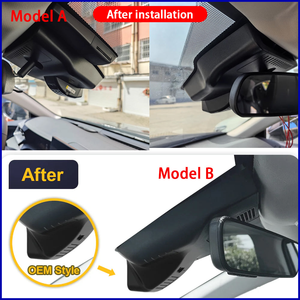 for Toyota Camry 9 Mk9 XV80 2024 2025 4K Dash Cam Wifi Camera Video Recorder