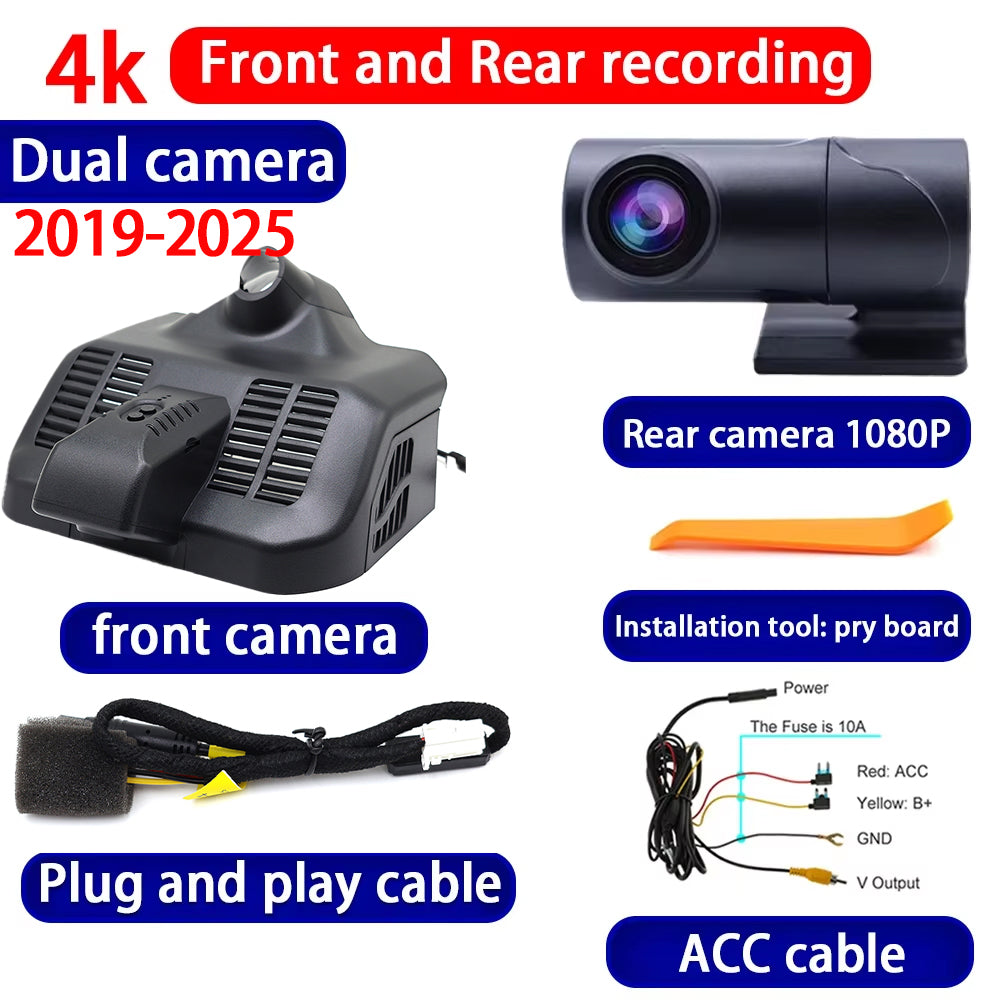 for Mercedes Benz G Class W463 G350 G400d G500 G550 G55 G63 4K Dash Cam Wifi Camera Video Recorder