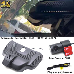 for Mercedes Benz MB GLB X247 EQB X243 2019-2023 4K Dash Cam Wifi Camera Video Recorder