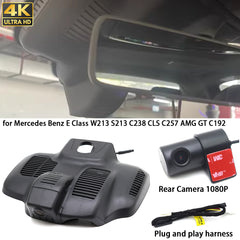 for Mercedes Benz E Class W213 S213 C238 CLS C257 AMG GT C192 4K Dash Cam Wifi Camera Video Recorder
