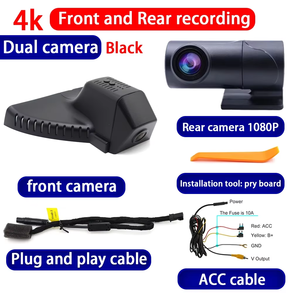 for Skoda Superb B8 3V 2015 2016 2017 2018 2019 2020 4K Dash Cam Wifi Camera Video Recorder