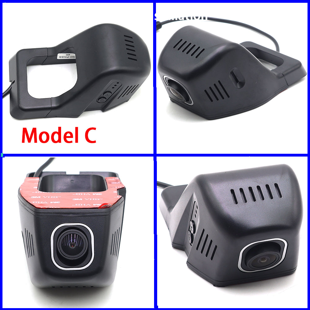 for Skoda Fabia Roomster Praktik Superb B5 B6 Slavia Kamiq Kushaq 4K Dash Cam Wifi Camera Video Recorder