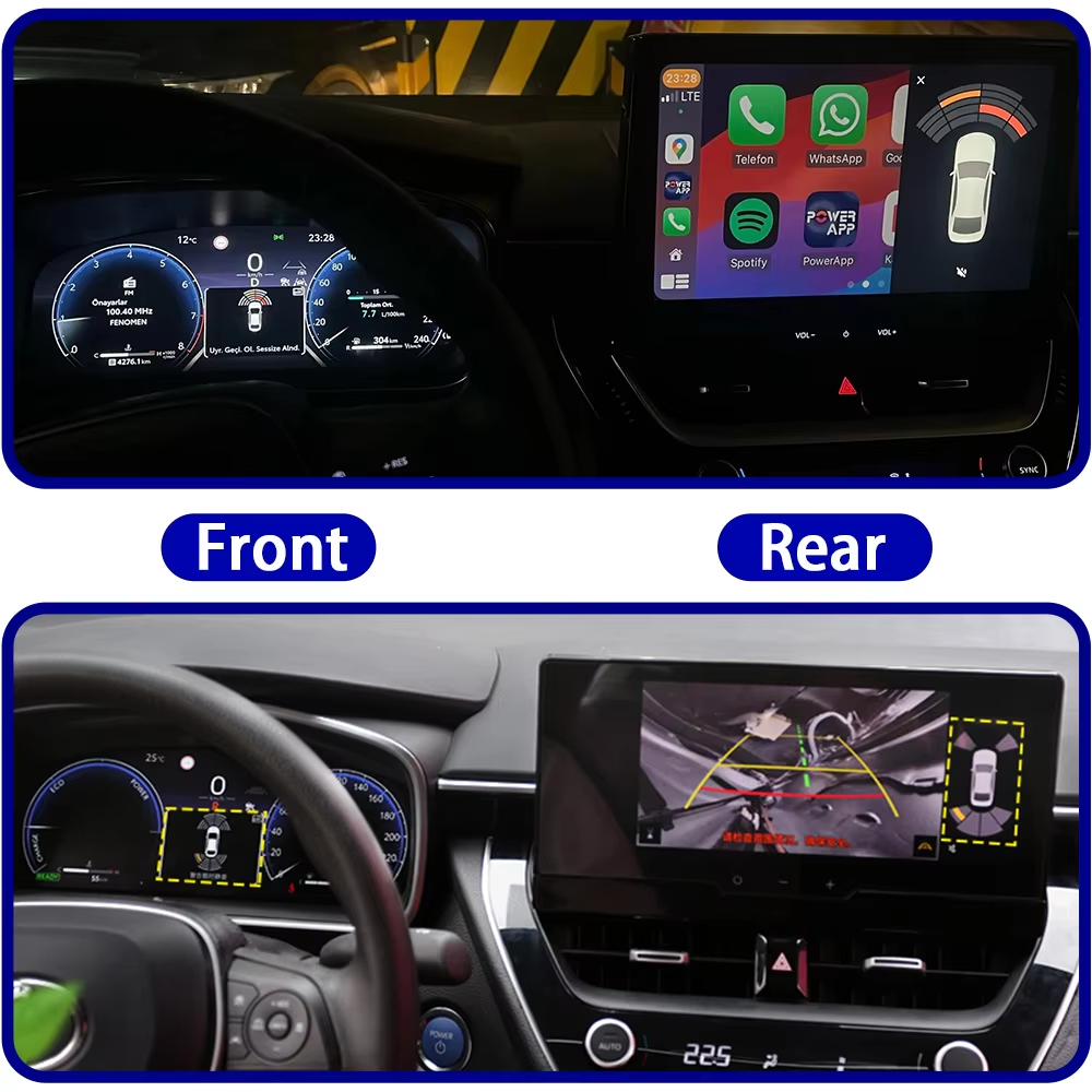for Toyota Corolla Auris Hybrid E210 2023 2024 2025 OEM Car Parking Sensor Kit Buzzer Alarm Reverse Radar Detector System