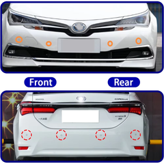 for Toyota Corolla Hybrid E170 E180 2014-2018 OEM Car Parking Sensor Kit Buzzer Alarm Reverse Radar Detector System