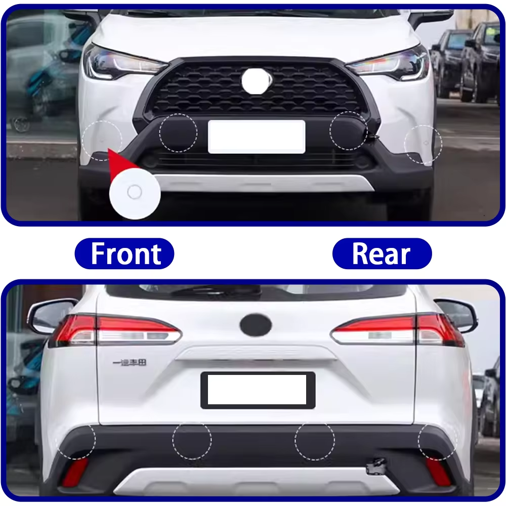 for Toyota Corolla Cross XG10 2020 2021 2022 OEM Car Parking Sensor Kit Buzzer Alarm Reverse Radar Detector System