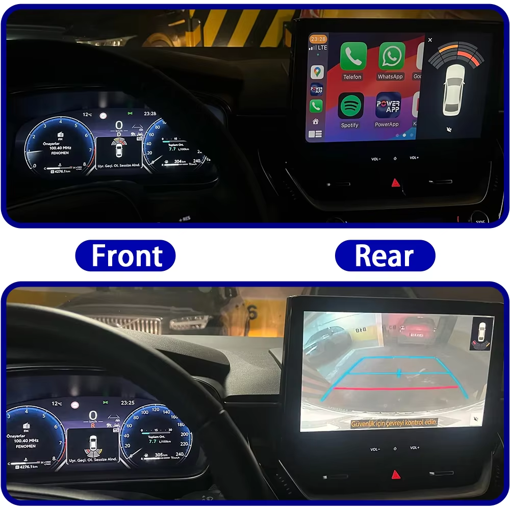 for Toyota Corolla Cross XG10 2023 2024 2025 OEM Car Parking Sensor Kit Buzzer Alarm Reverse Radar Detector System