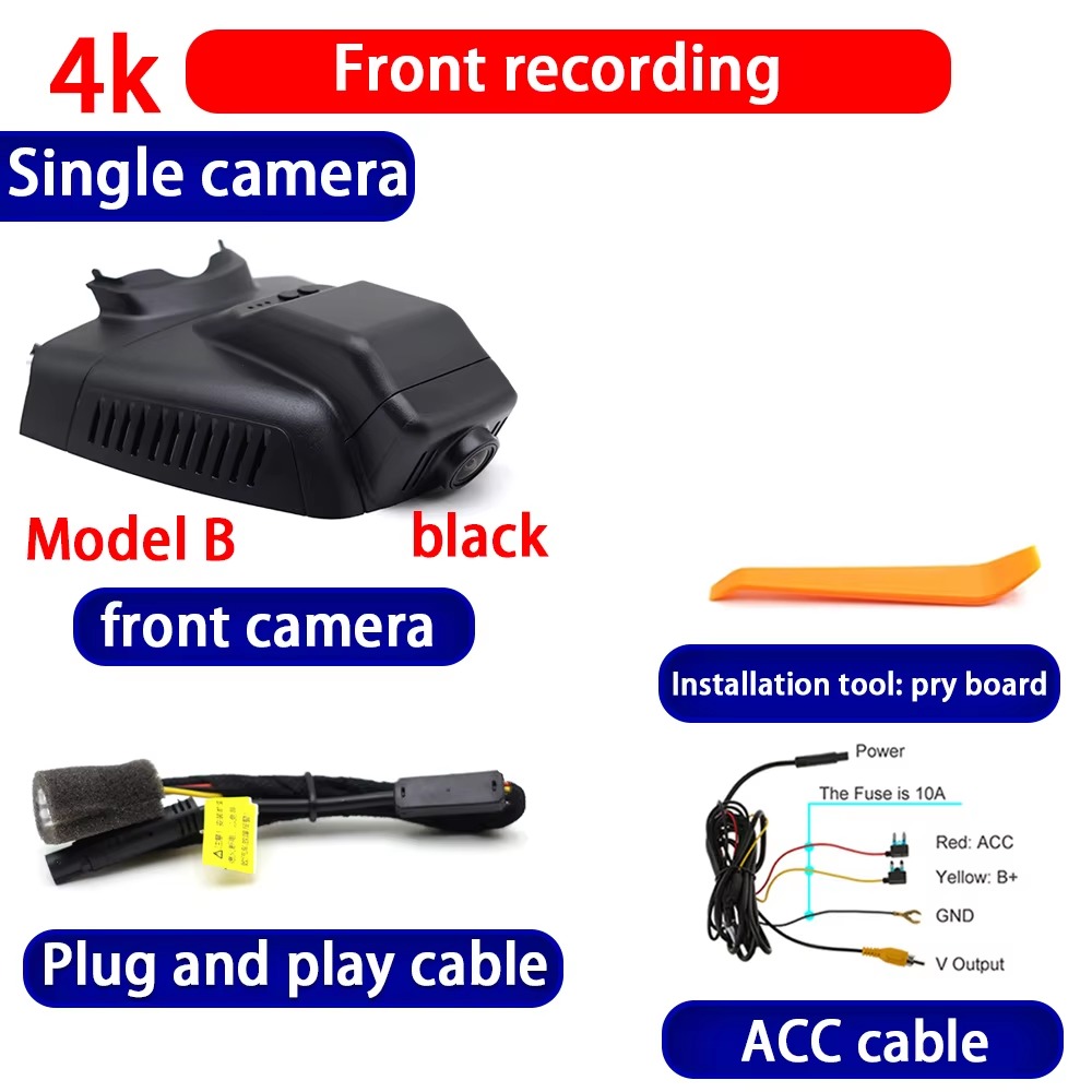 for Mercedes Benz MB GLK Class X204 2008-2015 4K Dash Cam Wifi Camera Video Recorder