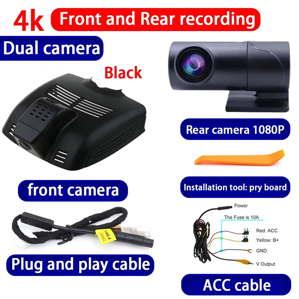 for Mercedes Benz E Class W212 S212 C207 CLS C218 GLC X253 C253 4K Dash Cam Wifi Camera Video Recorder