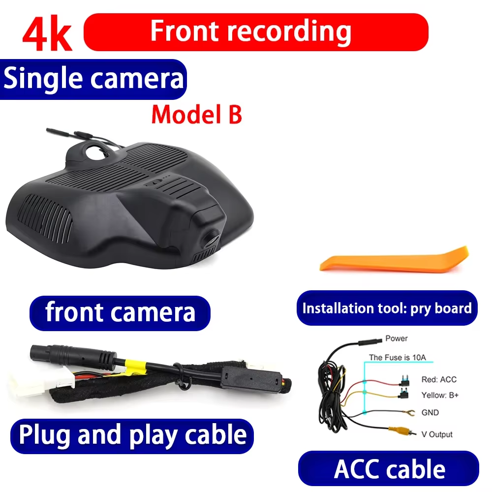 for Mercedes Benz GLC X254 C254 2022 2023 2024 2025 4K Dash Cam Wifi Camera Video Recorder