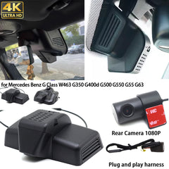 for Mercedes Benz G Class W463 G350 G400d G500 G550 G55 G63 4K Dash Cam Wifi Camera Video Recorder