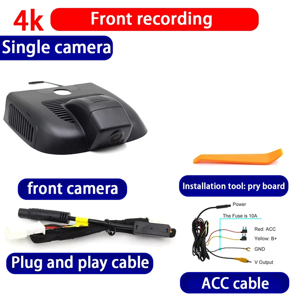for Mercedes Benz MB CLA A Class W177 V177 C118 2018-2025 4K Dash Cam Wifi Camera Video Recorder