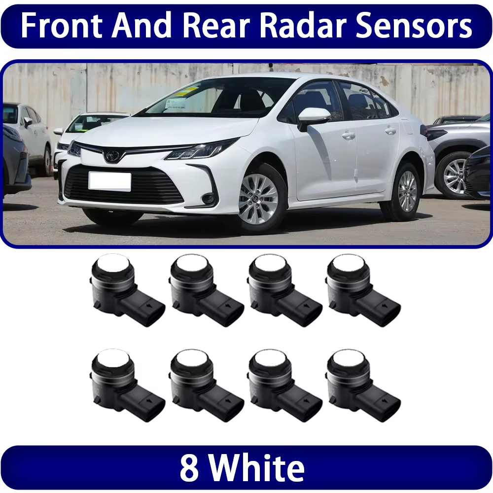 for Toyota Corolla Auris Hybrid E210 2019 2020 2021 2022 OEM Car Parking Sensor Kit Buzzer Alarm Reverse Radar Detector System